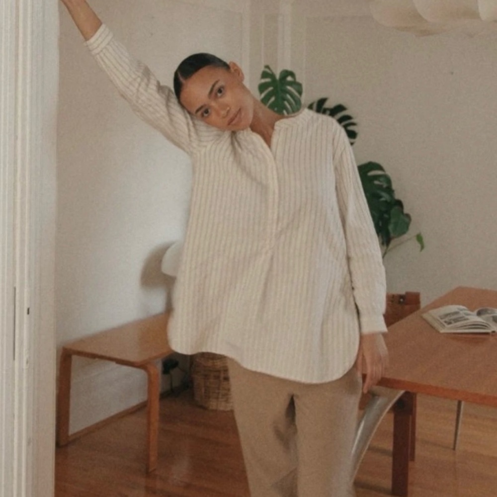 Gillian Stevens ~ Theo Tunic (Natural Linen)